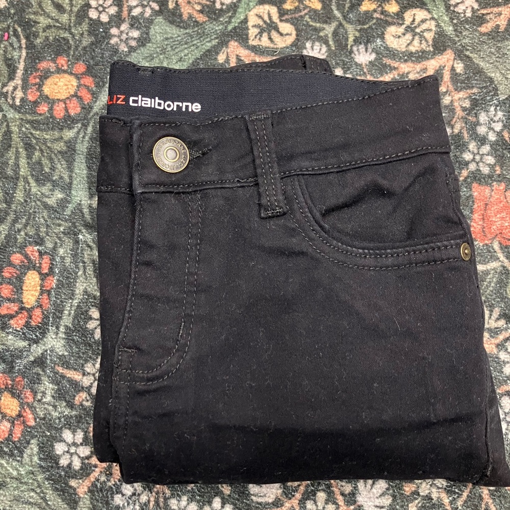 Liz Claiborne Black Stretch Jeans